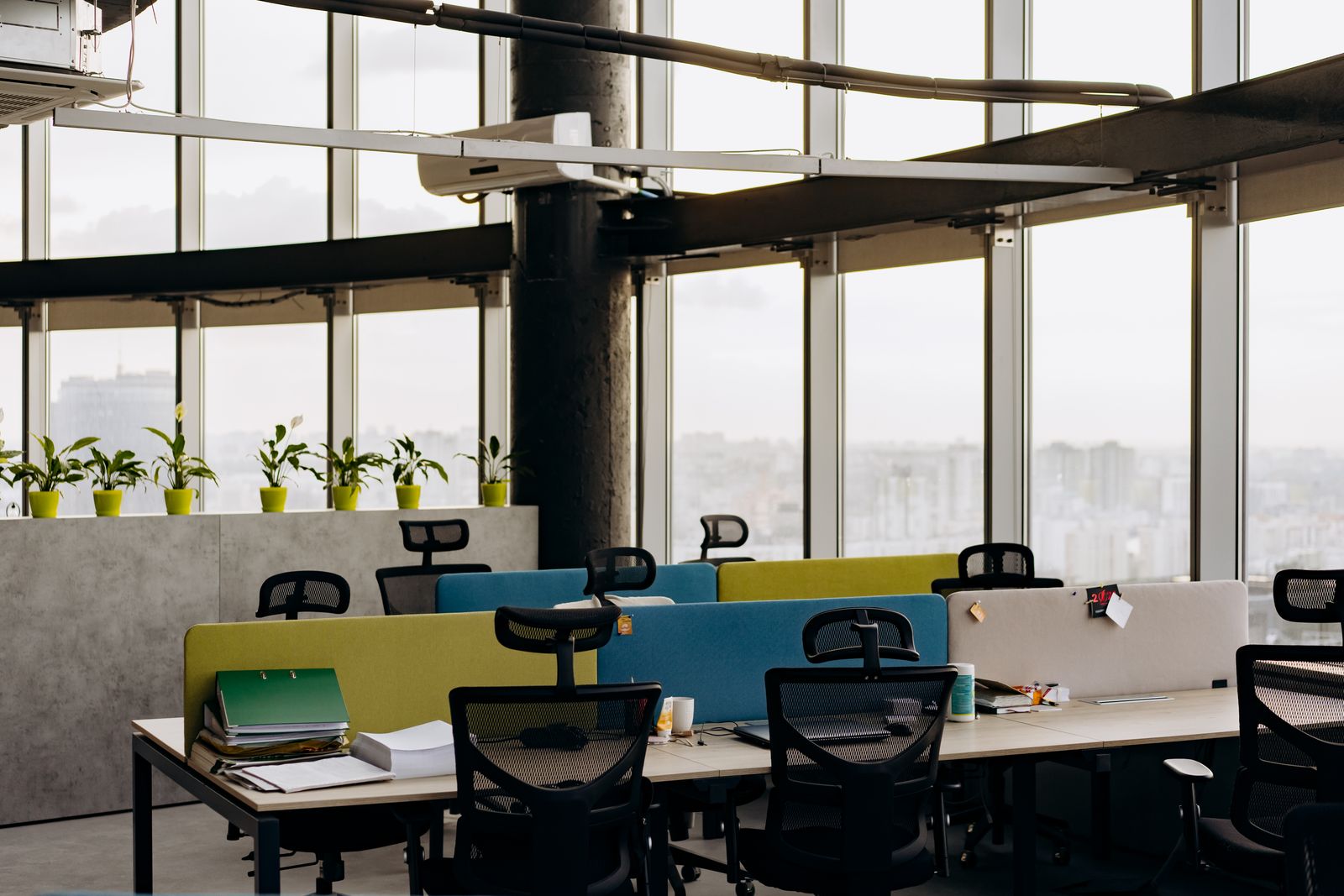 Open plan office floor relocated by Summit